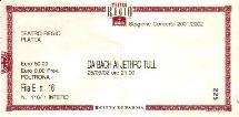 Biglietto d'ingresso